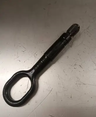Towing hook eye