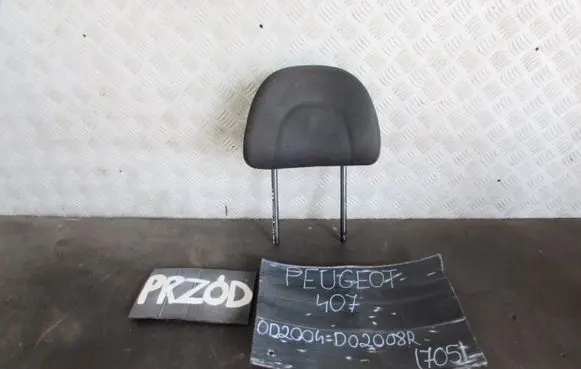 Peugeot 407 Rear seat headrest 