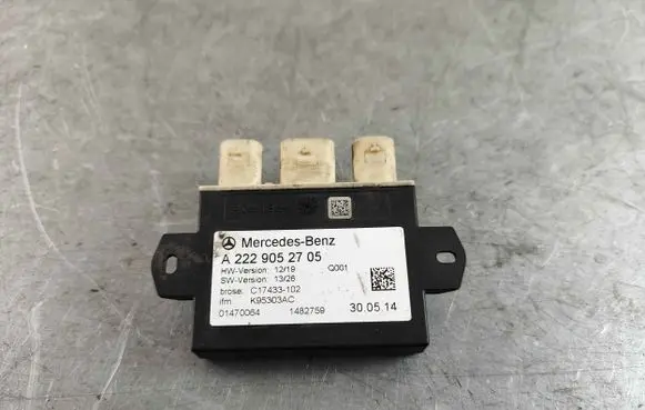 Mercedes-Benz S W222 Tailgate/trunk control unit/module a2229052705