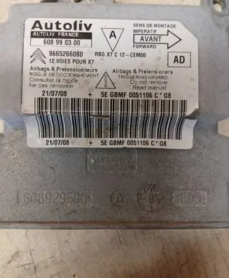 Citroen C5 Airbag control unit/module 608990300