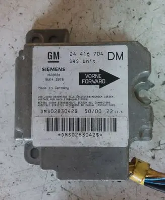 Opel Zafira A Airbag control unit/module 24416704 1923594 5WK42979