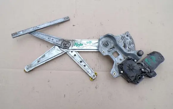 Front door window regulator with motor