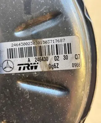 Mercedes-Benz B W246 W242 Brake booster A2464300230