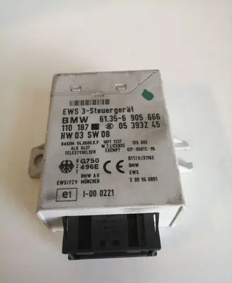 BMW X5 E70 Immobilizer control unit/module 61356905666110187 05393345 HW03SW08