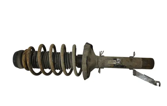 Front shock absorber with coil spring