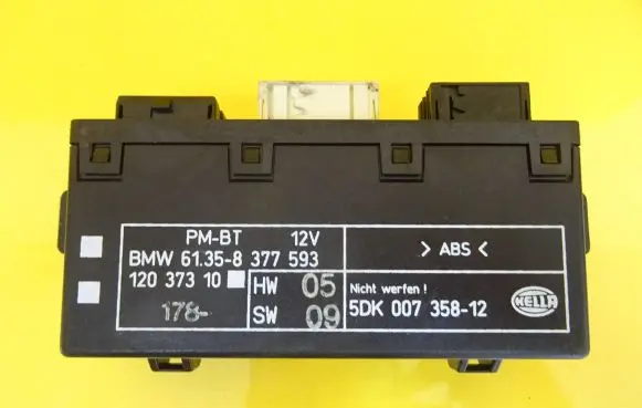 BMW 5 E39 Door control unit/module 8377593 61.35-8377593 5DK007358-12