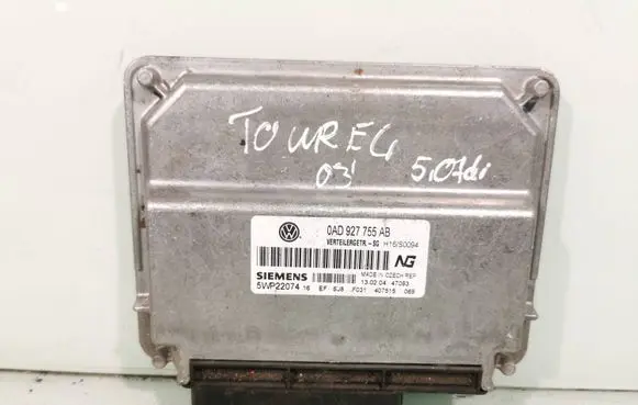 Volkswagen Touareg I Transfer box differential control unit 0AD927755AB 5WP22074 H16S0094
