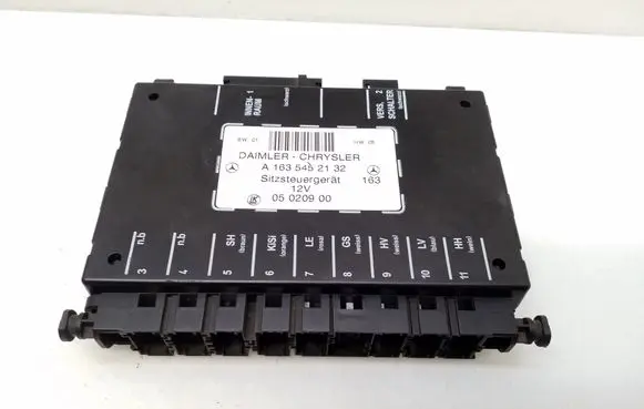 Mercedes-Benz ML W163 Seat control module A1635452132