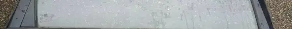 KIA Carens I Rear door glass trim molding