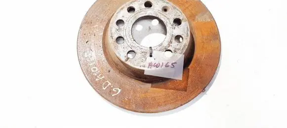 Volkswagen PASSAT B6 Rear brake disc neventiliuojamas