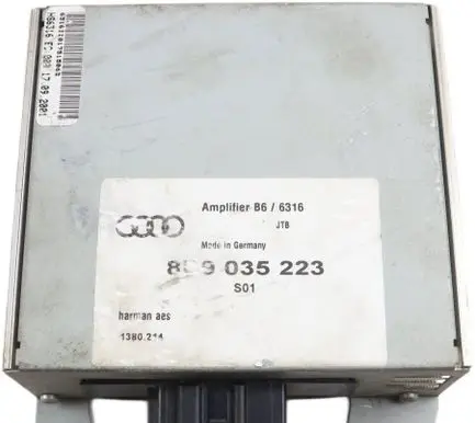 Audi A4 S4 B6 8E 8H Sound amplifier 8E9035223 B66316 1380214