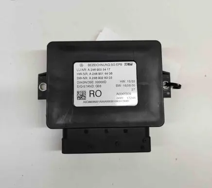 Mercedes-Benz CLA C117 X117 W117 Rear brake EMF control unit/module A2469014406 A2469028303