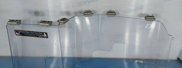 LEVC TX Rear windscreen/windshield window 1d0001347ae