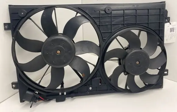 Volkswagen Touran I Radiator cooling fan shroud 1K0121207T 1K0959455EA