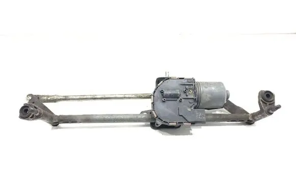 Front wiper linkage and motor