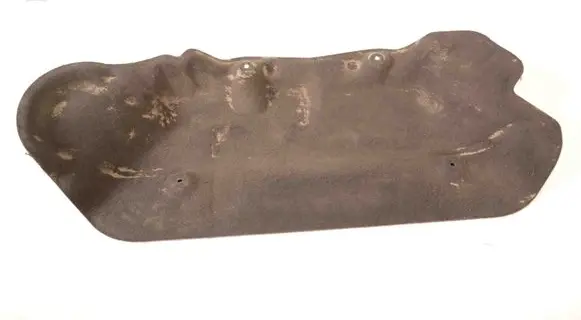 Heat shield in engine bay