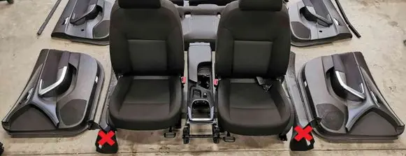 Opel Insignia A Seat and door cards trim set 