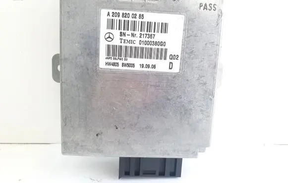 Mercedes-Benz E W211 Other control units/modules A2098200285