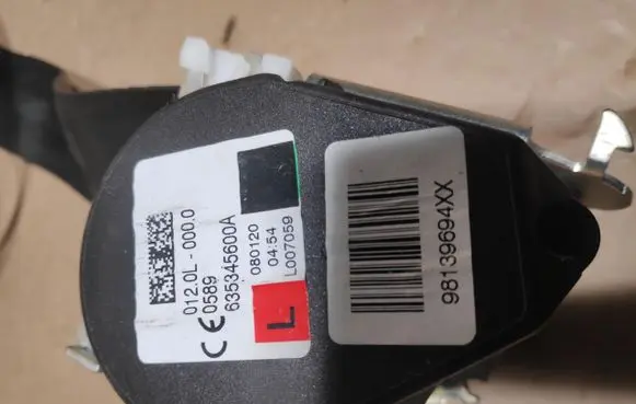 Peugeot 508 II Front seatbelt 98139694XX