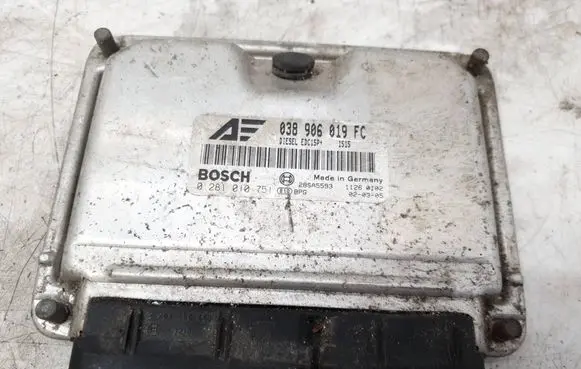 Seat Alhambra (Mk1) Engine control unit/module 038906019FC 28SA5593 0281010751