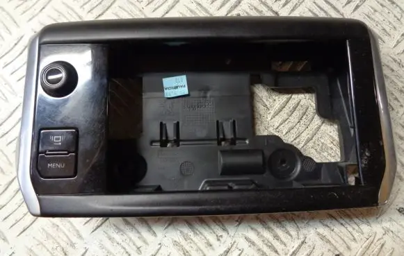 Peugeot 2008 I Radio/GPS head unit trim 9673861377 9672846077