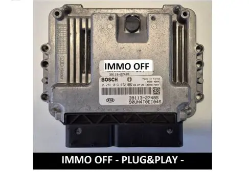 KIA Carens I Engine control unit/module 0281013072 39116-27485 39113-27485