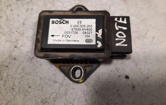 Nissan Note (E11) ESP acceleration yaw rate sensor 0265005265 47930AV400 0031726