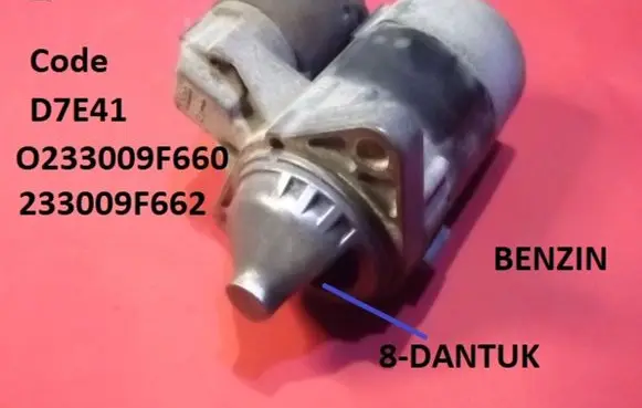 Nissan Sunny Starter motor 233009F662 O233009F660