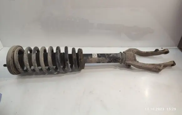 Front shock absorber with coil spring