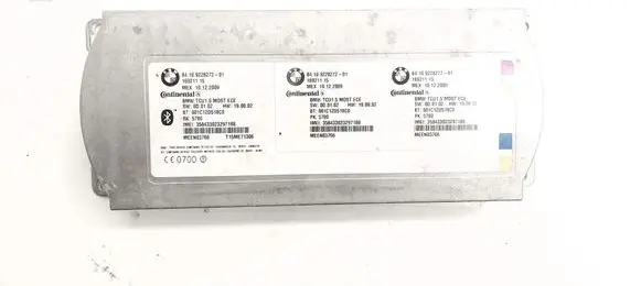 BMW 5 GT F07 Bluetooth control unit module 9228272