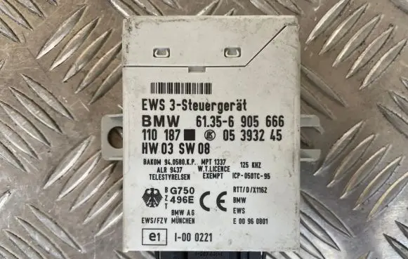 BMW 3 E46 Immobilizer control unit/module 61356905666 05393245 110187
