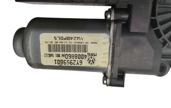 Volkswagen Polo Sliding door electric window regulator 6Y2359801