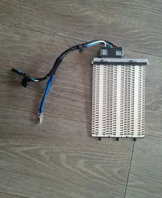 Electric cabin heater radiator