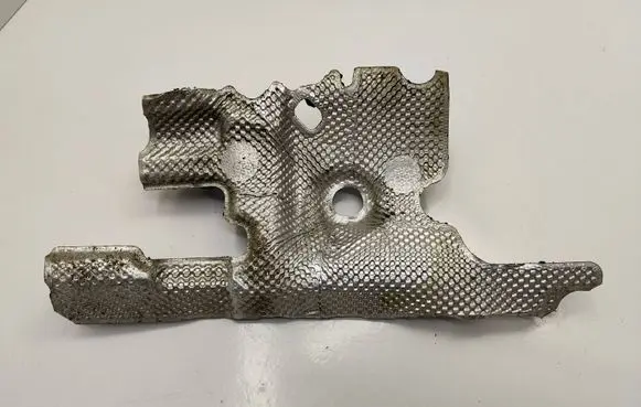 Heat shield in engine bay