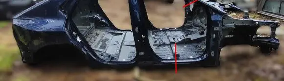 Toyota bZ4X Front quarter panel