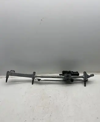 Front wiper linkage and motor