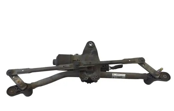 Front wiper linkage and motor