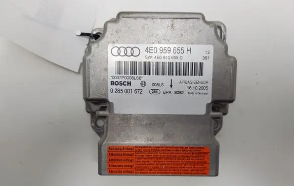Audi A8 S8 D3 4E Airbag control unit/module 4E0959655H 4E0910655D 0285001672