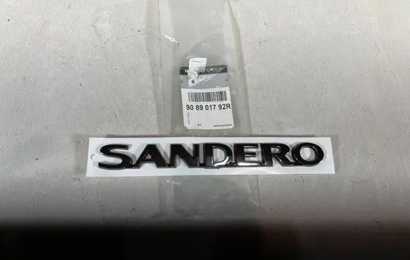 Dacia Sandero Rear door emblem/model letters 908901792R