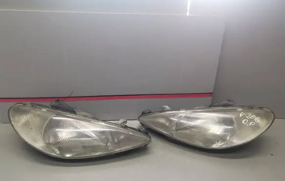 Peugeot 206 Headlights/headlamps set 9640559580