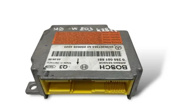 Mercedes-Benz C W203 Airbag control unit/module 2038207385 0285001881 050694023
