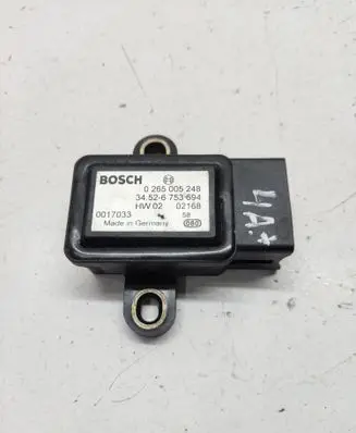 BMW 5 E39 ESP acceleration yaw rate sensor 0265005248 6753694 34526753694