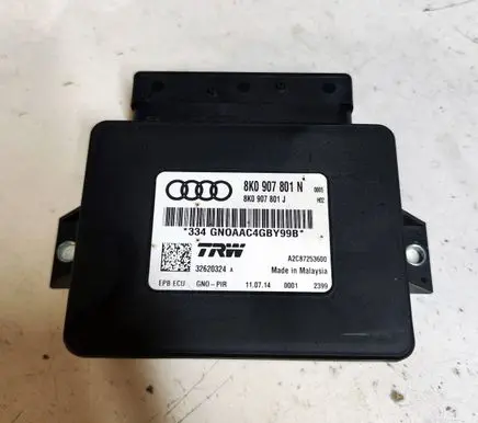 Audi A5 8T 8F Hand brake control module 8K0907801N 8K0907801J A2C87253600