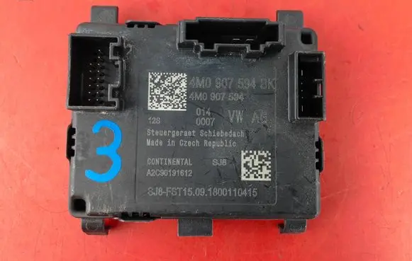 Audi A8 S8 D5 Sunroof control unit/module 4M0907594BK