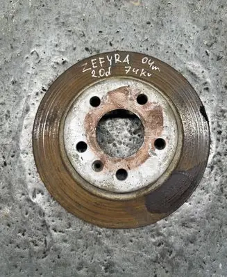 Opel Zafira A Rear brake disc