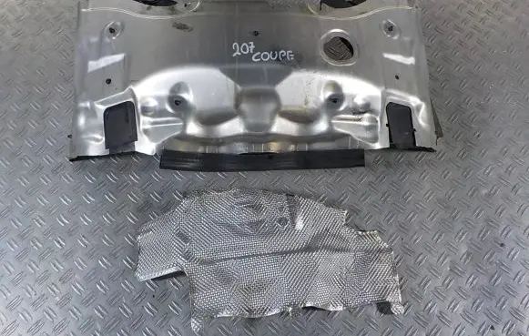 Heat shield in engine bay