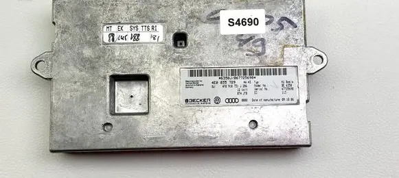 Audi A6 Allroad C6 MMI control unit 4F0910731J 4E0035729