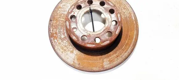 Volkswagen Touran I Rear brake disc neventiliuojamas
