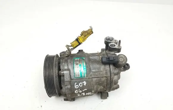 Peugeot 607 Air conditioning (A/C) compressor (pump) SD7C16 9656572380 03427201561