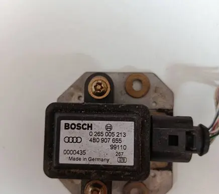 Audi A6 S6 C6 4F ESP acceleration yaw rate sensor 0265005213 0000435